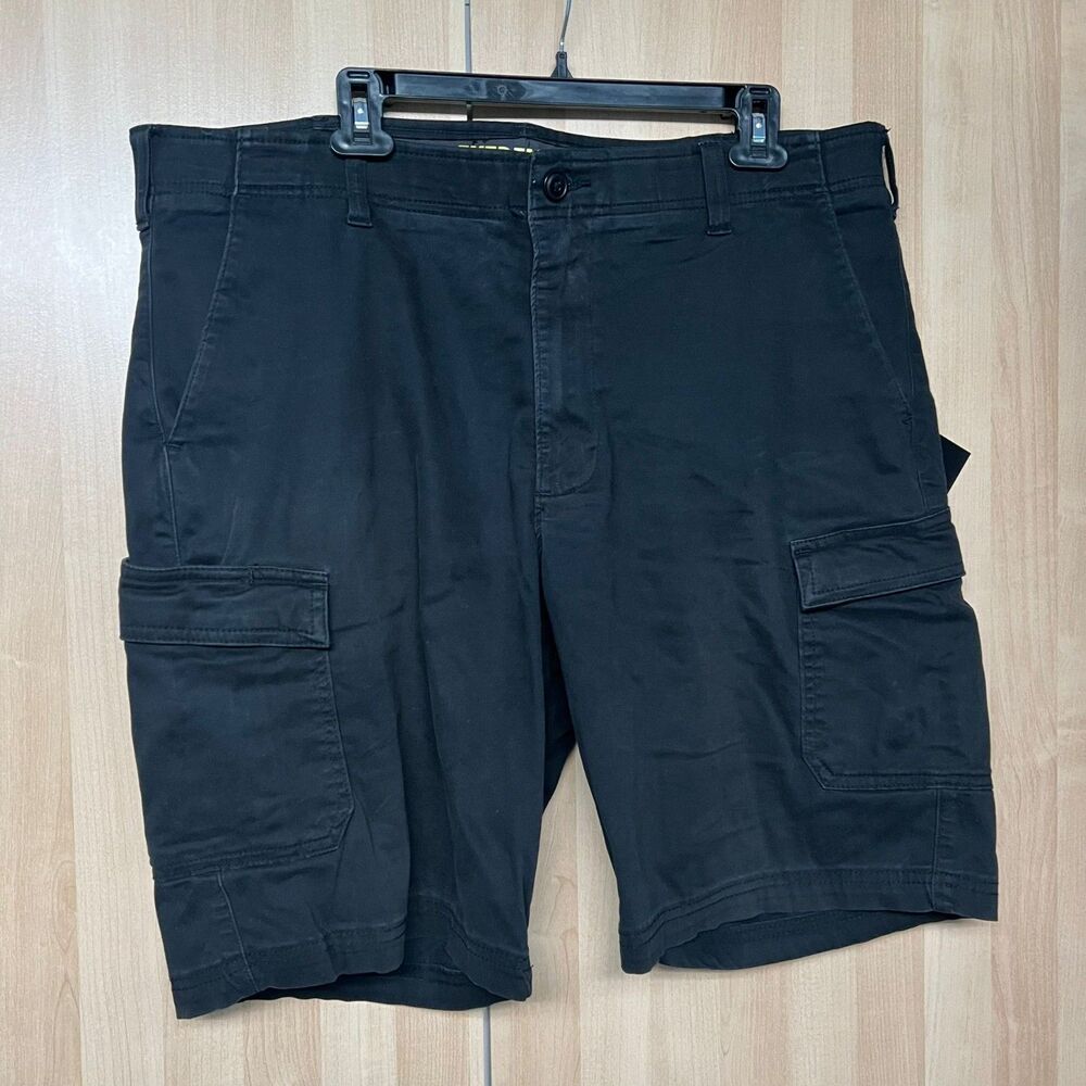Lee Extreme Comfort Black Cargo Shorts